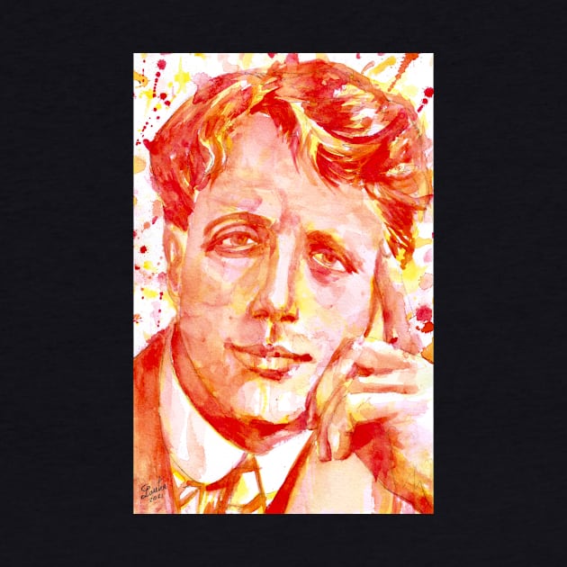 ROBERT FROST  watercolor portrait .1 by lautir